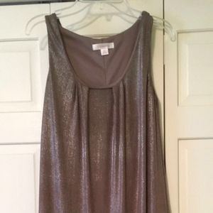 Dark Grey Metallic Dress